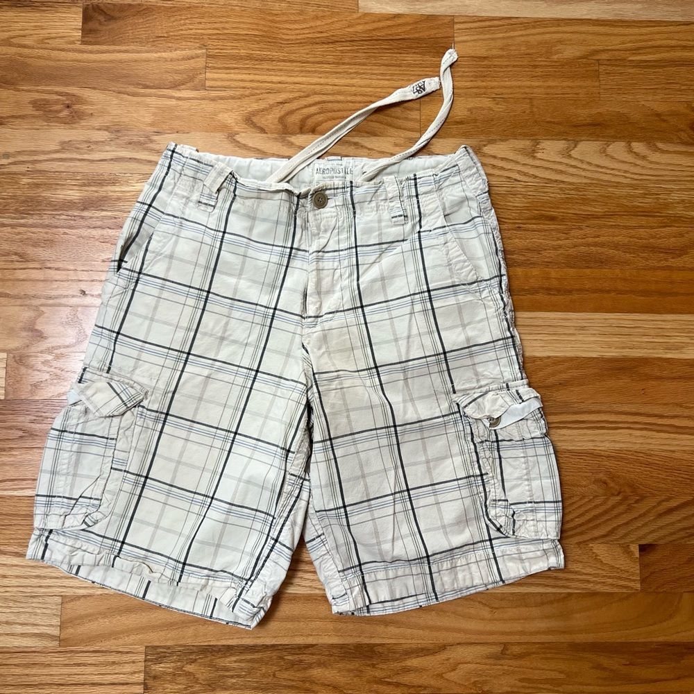 Vintage Aeropostale Plaid Cargo Shorts